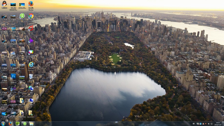 纽约市中央公园电脑桌面壁纸实景