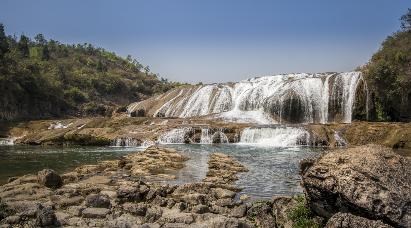 景点：陡坡塘瀑布