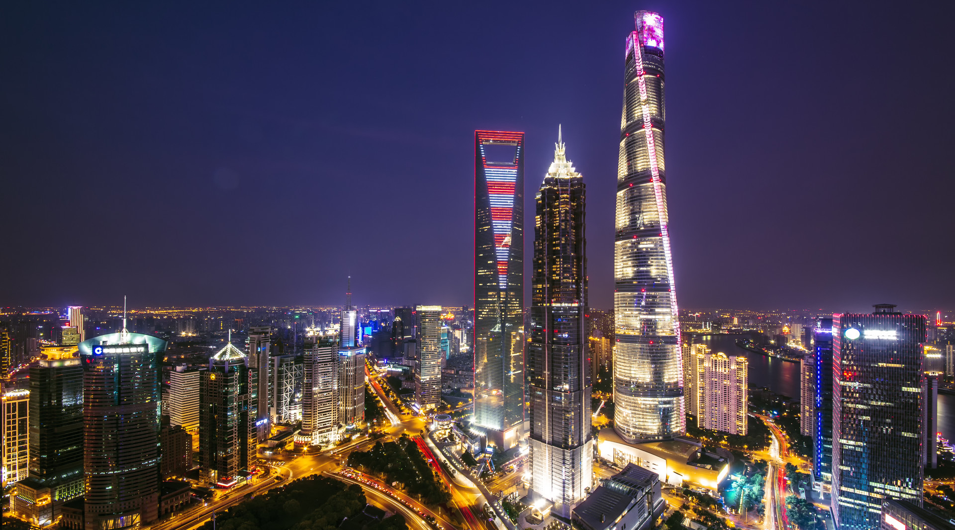 黄浦江夜色封面图