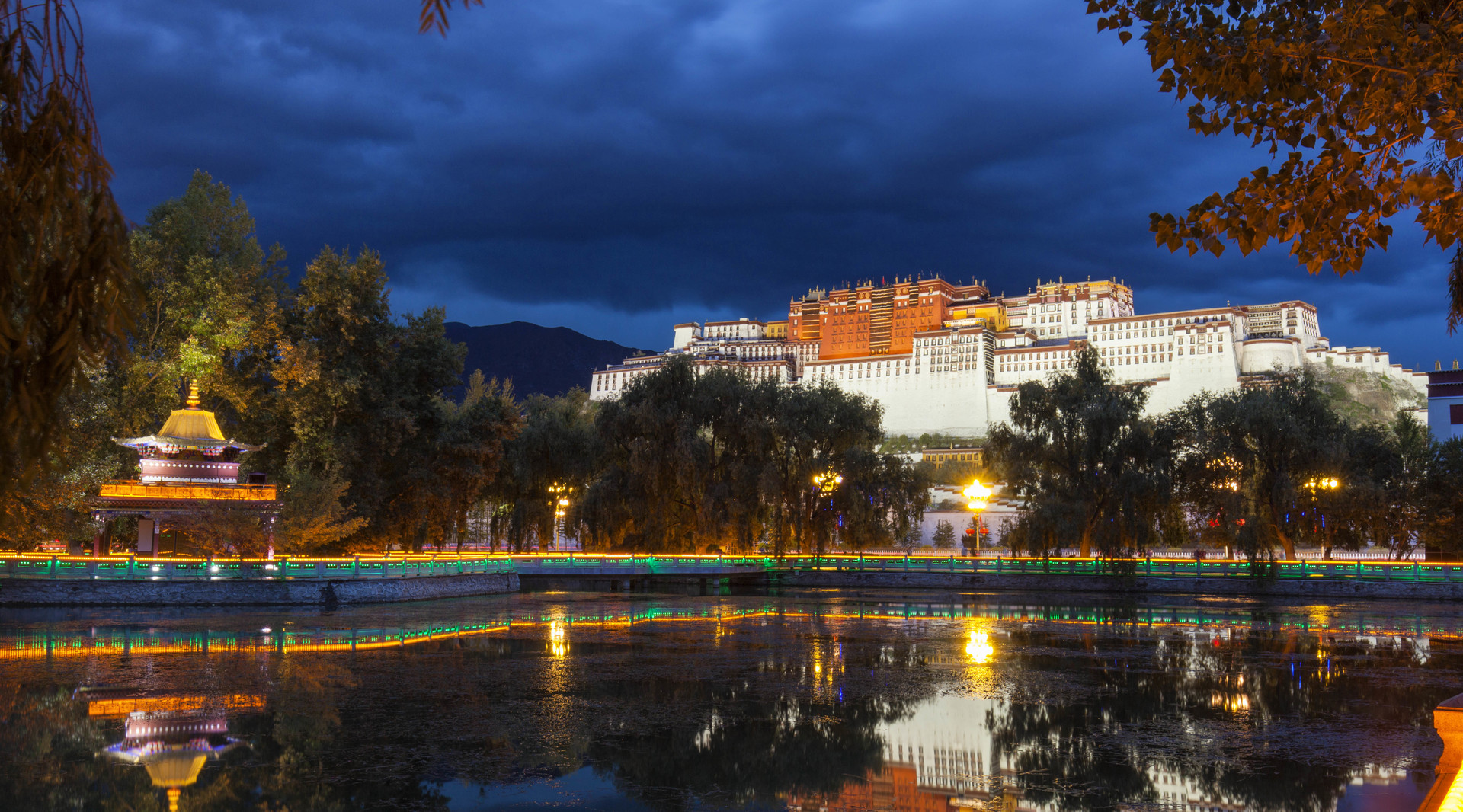 拉萨夜景封面图