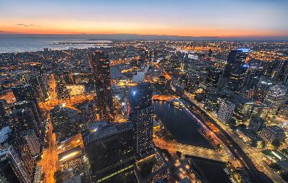 景点：墨尔本夜景