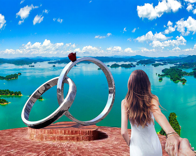 万绿湖情侣戒指吊蓝封面图