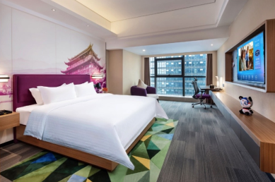 景点：潮州希尔顿欢朋酒店大床房型